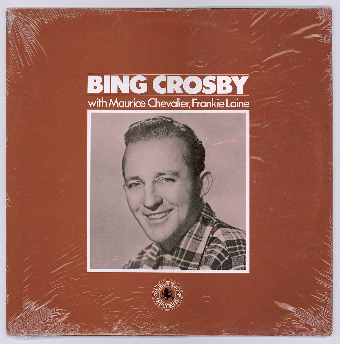 Bing Crosby, Maurice Chevalier, Frankie Laine - 1983 LP, Black Lion Records. Sealed, photo 3 of 3