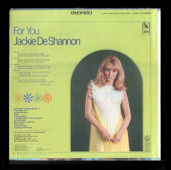 Jackie De Shannon for You Vintage Record Album 1967 | Etsy