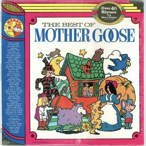 Best of Mother Goose. Vinyl LP Issued 1982 on Merry Childrens Records. 40 Rhymes Performed by Merry Singers and Orchestra. Still Sealed image 2
