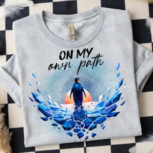 Pingouin nihiliste Adelie PNG pour sublimation, conception de meme solitaire viral, graphique de chemise à la mode