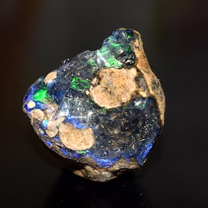 Natural Multi Color Ethiopian Welo Opal Rough, Vivid Rainbow Fire Play Of Color Stone, Uncut Raw Gemstone Specimen, Boho Wire Wrap Supply