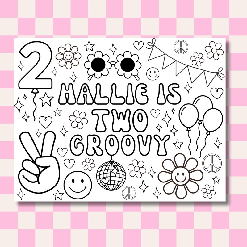 Two Groovy Birthday Party - Etsy