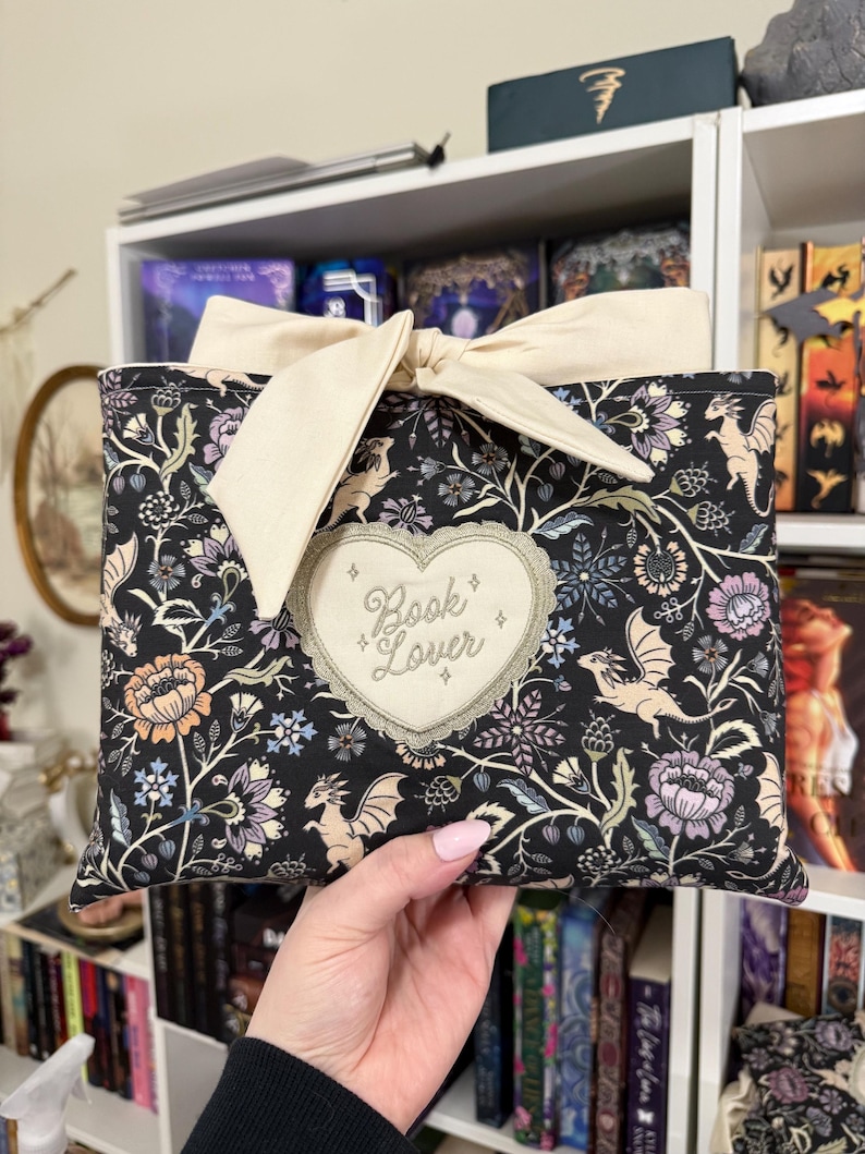 カスタム - 読書好き - 刺繍入りブックスリーブ 画像 7