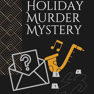 Great Gatsby Murder Mystery Party Kit – 1920s Roaring Twenties Holiday Speakeasy Game – Printable Christmas New Year’s Eve Murder Game