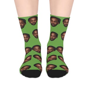 Kendrick Lamar Inspired Mid-Length Socks, Trendy Streetwear Socks, Gift for Music Lovers, Funky Fashion Accessories, Unique Crew Socks
