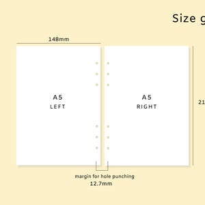 Minimal Daily Planner | Undated Daily Insert | Time Schedule Blank | To-Do, Priorities, Notes | A5 Printable PDF | Simple journal | 2026 image 4