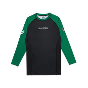 Shoyoroll Heritage Competitor BJJ LS Rashguard Shorts No-Gi Jiujitsu Rash Guard Fight Shorts BJj MMA Training Gear for Grappling and Rolling