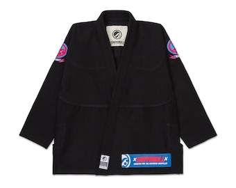 Neighborhood X Shoyoroll Black Jiu Jitsu Gi: Tiger Kimono Uniform