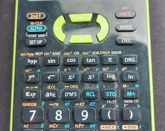 Sharp Scientific Calculator EL-531X Advanced D.A.L. Green No Cover