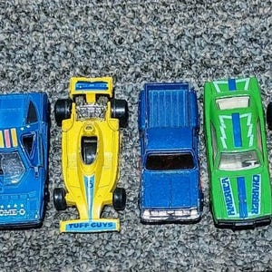 1980s Diecast Cars Made In Hong Kong Lot Of 6