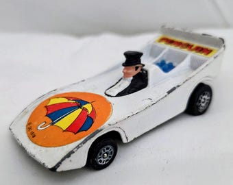 Vintage 1979 Corgi Juniors The Penguin Can-Am Race Car 1:64 Scale Diecast Toy No 20 DC Comics Batman Villain Toy Retro Collectible Gift