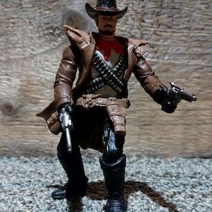 Chap Mei Cowboy Gunslinger Outlaw Wilder Westen Action-Figur 10 cm bewegliche Arme