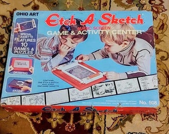 1990s Etch A Sketch Magic Screen 505 by Ohio Art - Retro