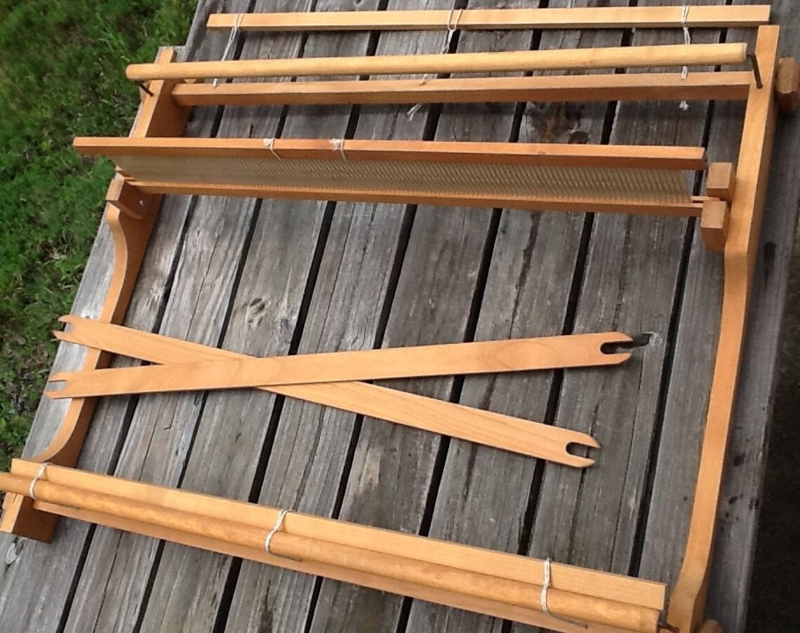 Erica Wooden Tabletop Weaving Loom Etsy