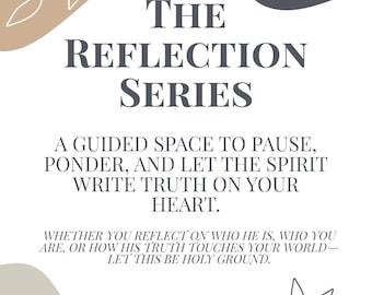 Bible Study Journal: The Reflection Series (PDF)