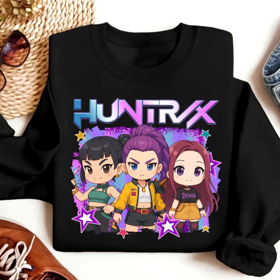 Buy Kpop Huntrix Png, Kpop Demon Hunters Png, Kpop Huntrix Fan Girl Png ...