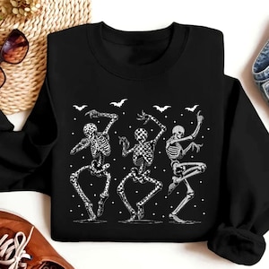 Dancing skeleton Png, Retro Halloween Dancing Png, Skeleton Png, Trendy Spooky Season Png, Halloween Shirt Png