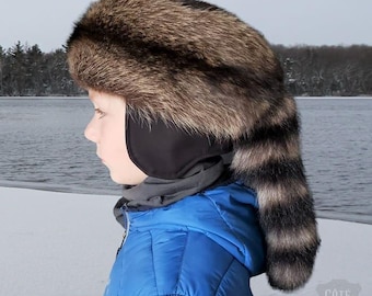 Davy Crockett Fur Hat for Kids