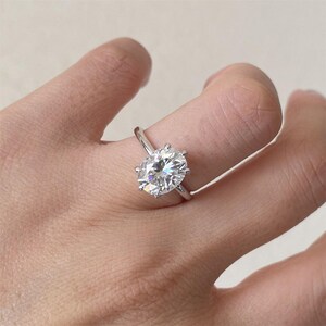 2ct Oval Moissanite engagement Ring Set Rose gold diamond engagement ring vintage marquise wedding ring Bridal set promise Anniversary gift
