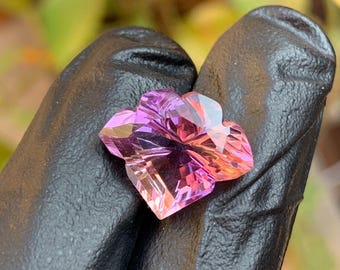 Natural Bio-color Ametrine Gemstone: 9.45 Carat| Fancy Laser Cut | Good For Jewellery