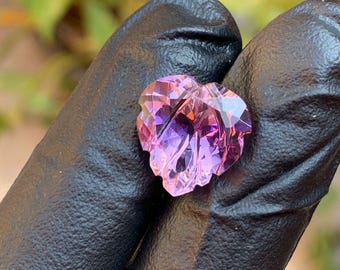 Natural Heart Cut Bio-color Ametrine Gemstone | 8.00 Carats | Bolivia, Brazil | Good For Jewellery