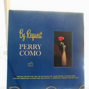 Perry Como Vintage Vinyl Record &quot;PERRY COMO Sings&quot; 1956 Merry Christmas Music Vinyl Record RCA Vinyl