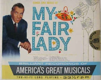 My Fair Lady Vinyl Record, Ed Sullivan Presents, 1960