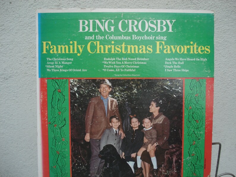 Bing Crosby Record Merry Christmas Vintage Lp Vinyl Decca Etsy