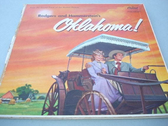 Oklahoma Vinyl Record 1955 Soundtrack Of Rogers & Hammerstien's Oklahoma Musical
