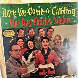 Here We Come A Caroling, Ray Charles, Vintage Christmas, Holiday Music, Christmas Vinyl, Joy To The World, Holiday Music, Silent Night,Xmas