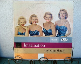 The King Sisters "Imagination" 1958 50's Vinyl Record LP  ing Sisters Vinyl 1950's