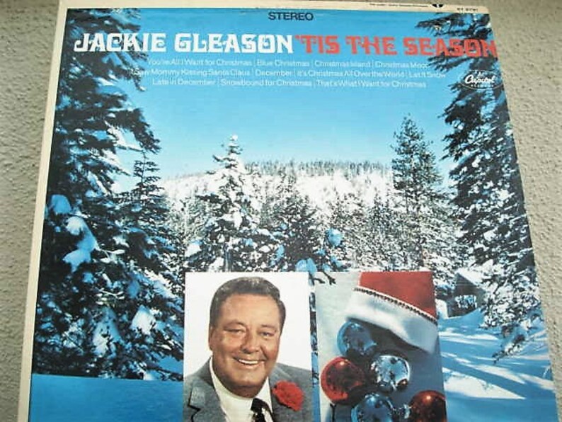 Jackie Gleason Tis the Season Vinyl Record 1967 Vinyl Record, Christmas Album Xmas Music, Blue Christmas, Christmas Vinyl, Christmas Music image 1