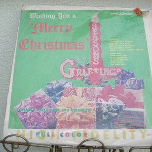 Christmas Vinyl, Christmas Music, Holiday Music, LP, Crown Records, Christmas Memories, Silent Night, Jingle Bells, Vinyl, Holiday Record LP