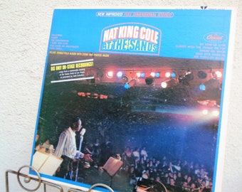 Nat King Cole Live, Vintage Record, Music, Vinyl, Capital Records, Music, Nat King Cole LP, Sand Hotel, Live Recording,