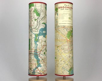 Map Lamp Tall table lamp Choose one