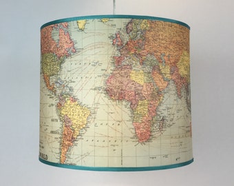 World Map Pendant Lamp