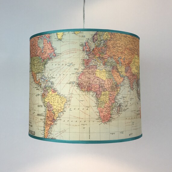 World Map Pendant Hanging Lamp World Map Pendant Hanging Lamp, World Map Lamp Shade Globe