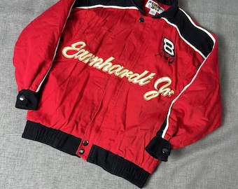 Chaqueta Dale Earnhardt Jr. para jóvenes, pequeña, NASCAR Racing, bordado, años 2000