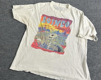 Vintage 1989 Oingo Boingo "Danny Elfman Tour" Single Stitch Band Tee SZ L Thrash
