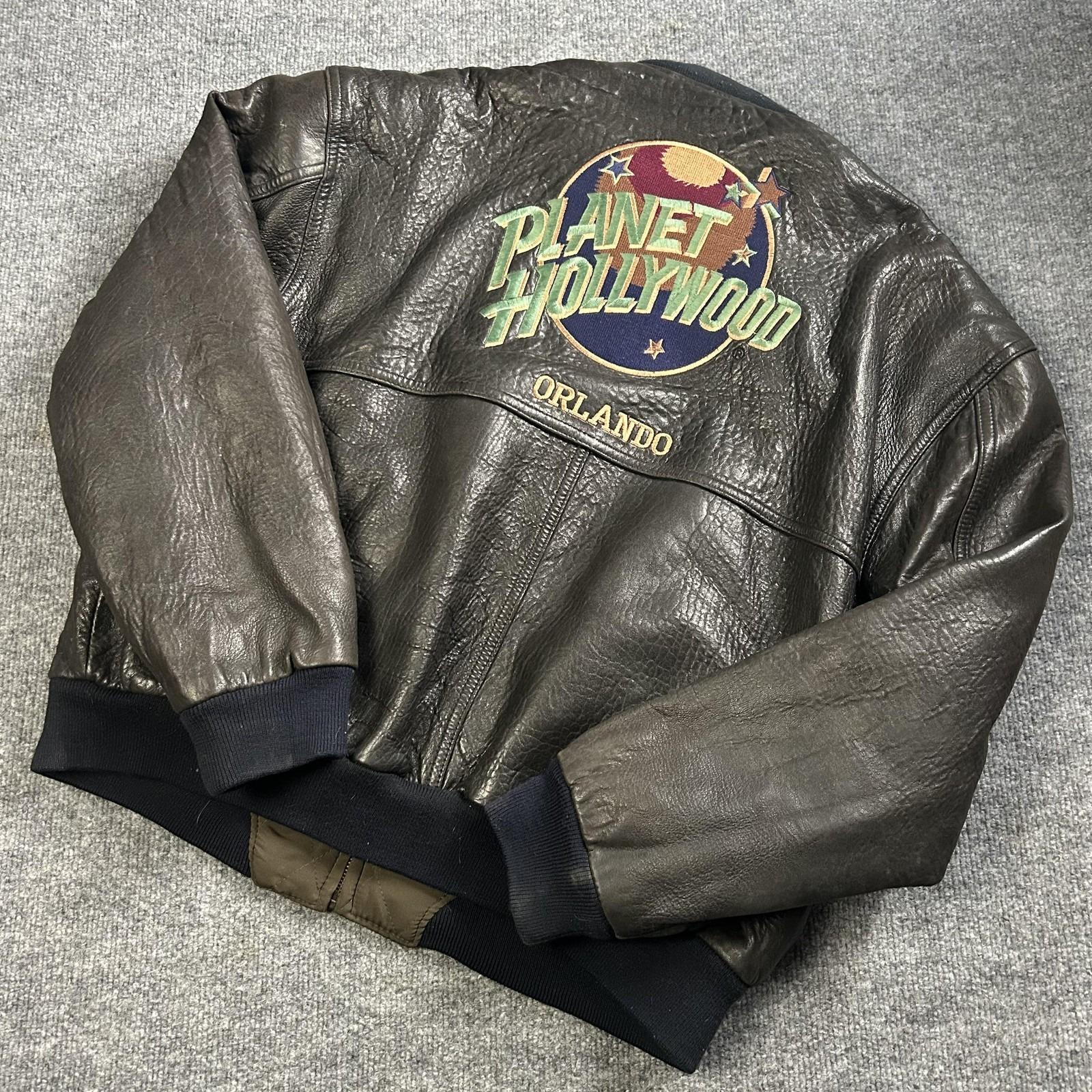 Planet Hollywood Leather Jacket - Etsy