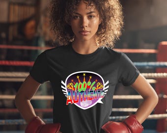 Unisex organic cotton T-shirt for strong authentic people