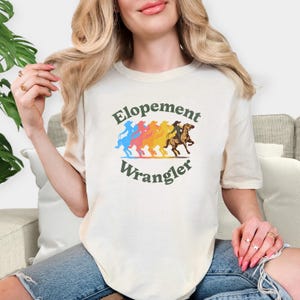 Cowgirl Elopement Wrangler, Autism Gift, ABA Therapy, BCBA, RBT, Special Education Teacher Gift, Mom Gift, Everyday Shirt Comfort Colors