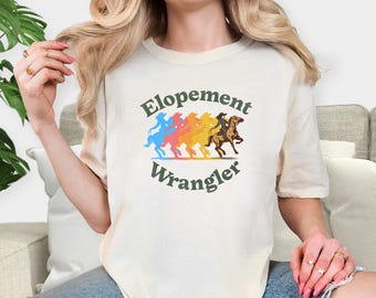 Cowgirl Elopement Wrangler, Autism Gift, ABA Therapy, BCBA, RBT, Special Education Teacher Gift, Mom Gift, Everyday Shirt Comfort Colors