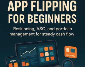 App Flipping para principiantes: cambio de apariencia, ASO y gestión de cartera para un flujo de caja estable