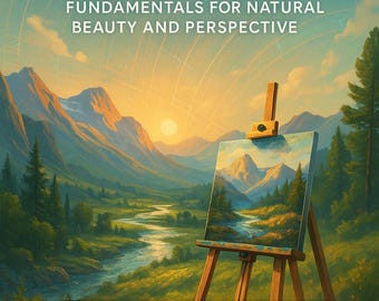 Przewodnik po malarstwie pejzażowym – podstawy sztuki, perspektywa (wersja cyfrowa do pobrania)