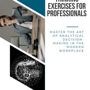 Può includere: Copertina del libro intitolata "Critical Thinking Exercises for Professionals" di Florin Daniel. Il design include una persona e una grafica di una testa umana all'interno di una sfera. Il libro è etichettato come Libro 4.