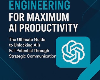 Prompt Engineering Guide: AI Productivity Ebook (Digital Download)