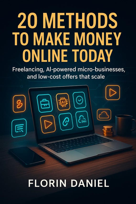 20 Online Income Methods: AI Micro-Business & Freelancing (Digital Download)