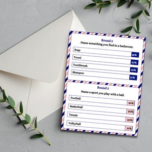 Friendly Feud Game | Family Trivia Game | Family Reunion Game | Fun Quiz Game | Friendly Feud Game | Office Icebreaker Game |Games Night