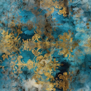 Handmade by order luxury soft velvet antique teal and gold pattern cushion covers all sizes available